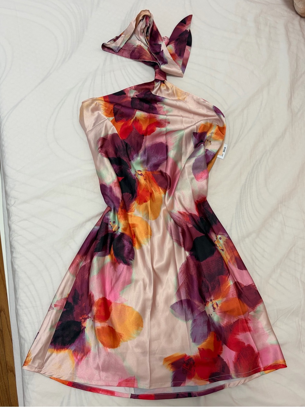 Floral Halter mini dress